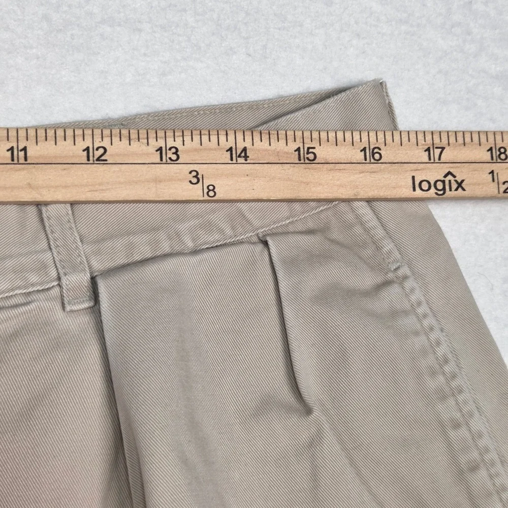 Vtg Polo Ralph Lauren Chinos Mens 33x26‎ Tan Pleated Made in USA Khaki Pants
